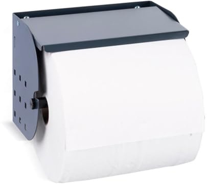 Fami - Portarotolo in Acciaio per Pareti Forate, Pannelli in Legno o Muri, Ideale per Garage, Officine e Magazzini, (Ø 240 mm)