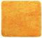 Brandsseller Badezimmerteppich 50x50 cm Badvorleger Badematte Badteppich quadratisch Chenille rutschfest saugstark maschinenwaschbar - Orange