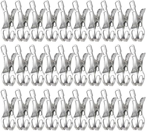 30 Stainless Steel Clip, Large Clip, Heavy Duty Pool Windproof Clip, Stainless Steel Awning Cover Fasteners, Swimming Pool Accessories, Perfect Tool