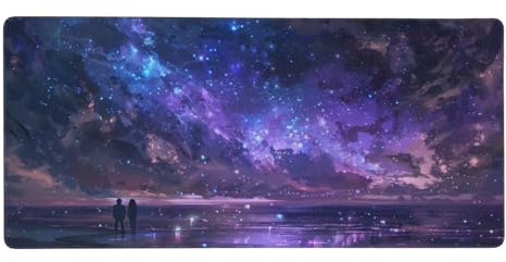Schreibtischunterlage Landschaft Mauspad XXL 1500 x 800 x 3 mm Groß Mauspad Himmel Gaming Mousepad, Mouse Pad mit Anti-Rutsch-Gummiboden, für Gaming Zubehör Zimmer Deko Aesthetic, Geschenke für Männer