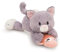 NICI Kuscheltier Katze mit Fisch 30cm - grau - Weiches Plüschtier – niedliches Stofftier zum Kuscheln & Spielen – tolle Geschenkidee für Kinder & Erwachsene - 62153