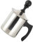 BESTYASH Montalatte Manuale Inossidabile Pompa Mano per Latte e Cappuccino Facile da Compatte Cucina