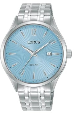 Lorus Men's Analogue Quartz Watch 32031885, Silver, Standard Size, Bracelet