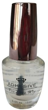 RORPOIR Pegamento Adhesivo Invisible para Unión Segura en Epidermis y Cuero Cabelludo en Botella de Plástico Fijación Fuerte y Transparente, 15ml para Pelucas de Encaje y Tupés
