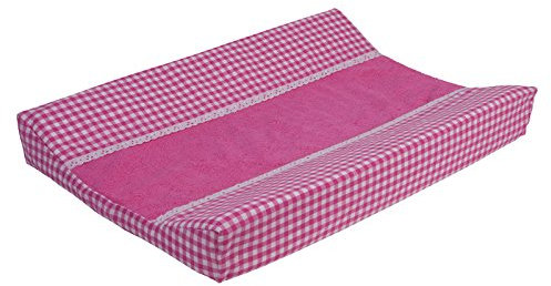 LITTLE DUTCH 3114 Wickelauflagen-Bezug fuchsia Vichy-Karo