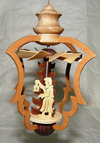 handgefertigte, filigrane Sägekunst - Hängepyramide, Wärme-, Windspiel: Christi Geburt - Josef, Maria, Krippe