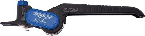 WEICON TOOLS 52000025 Außenmantelschneider No.25 Abisolieren von Kabeln bis 5mm Mantelstärke, schwarz/blau, 210mm