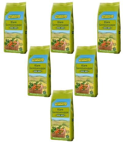 Rapunzel Bio Klare Suppe, ohne Hefe (6 x 500 gr)