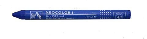 Caran d'Ache Creative Art MATERIALS Classic Neocolor I, Dark Ultramarine (7000.64)