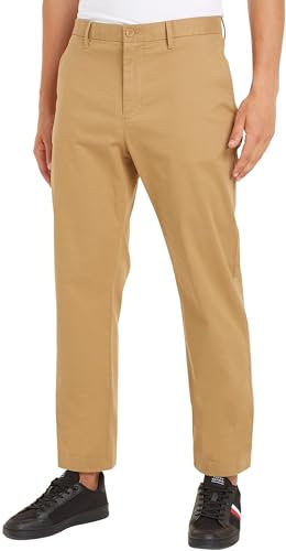 Tommy Hilfiger Herren Hose Essential Twill Chino Regular Fit, Grün (Classic Khaki), 38W/30L