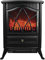 Status Flame Effect Stove Fan Heater | 1800 Watt Black Portable Heater | Indoor Radiator | SFH-18001PKB