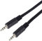 PremiumCord Cable Jack 10m, Conector 3.5mm, Macho a Macho, Cable de Conexión de Audio para Auriculares Aux, para TV Celulares MP3 HiFi, Blindado, Color Negro