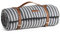 VonShef Picnic Blanket, Black, Grey & White Striped Large Outdoor Rug with Waterproof Backing, 8 Person Weatherproof Picnic Mat with Faux Leather Handle, Water Resistant Camping Accessories, 200x220cm