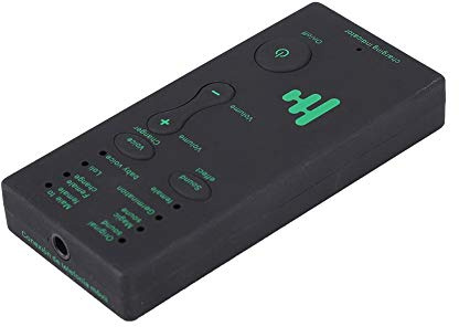 Lazmin Externe Digitale Soundkarte, Multifunktions-Audio-USB-Handy-Voice-Changer-Soundkarte für Live- Home KTV