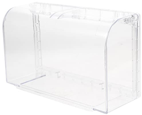 Cabilock Proof Cache-prise d’interrupteur, transparent, à double position, auto-adhésif, étanche