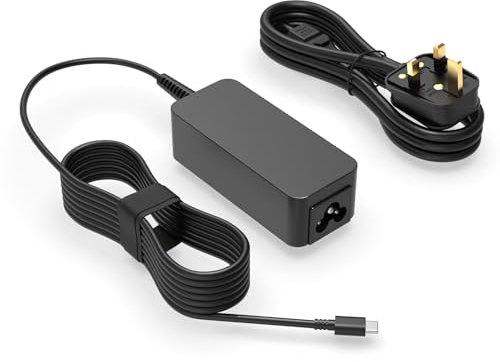 45W Fast Charging Fit for HP Chromebook 11 14 15 12 13 X360 Laptop USB-C - (Durable, Portable Design)