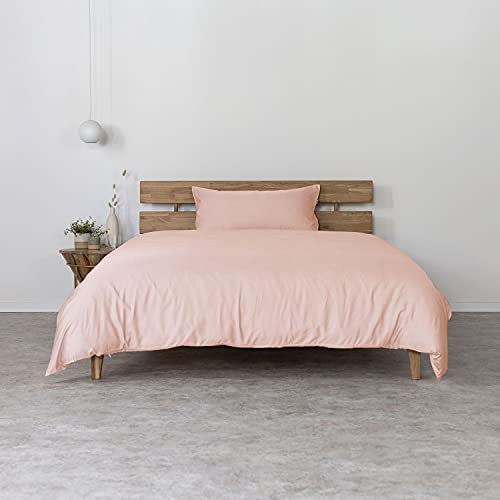 AGA.PIE Bambus Lyocell Bettwäsche-Set 155x220 + 80x40 cm - Alt-Rosa, 100% Bio Oeko-Tex 100, für Allergiker, Antibakteriell, Ganzjahres-Bettwäsche, Atmungsaktiv, Geruchshemmend, Besonders sanft