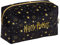 Harry Potter Make Up Bag for Women Girls Pencil Case Black Velvet Cosmetic Toiletries Bag Travel Accessory Deathly Hallows Gift