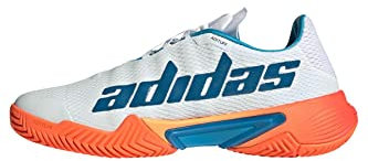 Adidas Unisex Barricade M Shoes-Low (Non Football), Blue Tint/Blue Rush/FTWR White, 45 1/3 EU
