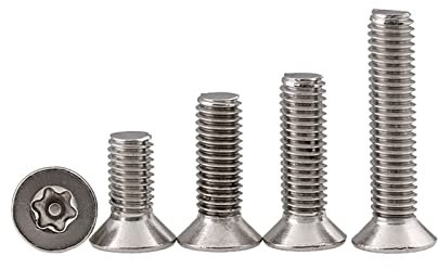 M3 M4 M5 M6 M8 304 Acier Inoxydable Torx Tête Fraisée Vis Inviolable Boulon