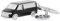 BRISA VW Collection - Volkswagen 3D Metall-Schlüssel-Anhänger-Ring-Schlüsselbund-Accessoire im T5/T6 Bulli Bus Design (Classic Bus/Schwarz)