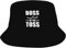 Unisex Anglerhut Boss des Toss Bucket Mütze Faltbar Fischer Hüte Haltbare Strand Sonnenhut Für Reisen Wandern Urlaub