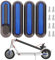 Yungeln 4er Set Scooter Ersatzteiil Scooter Seitenabdeckungen mit Rückstrahler aus Kunststoff kompatibel für Xiaomi 1S / M365 / Pro2 Elektroscooter - Blau