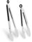 WINPOST Lot de 2 pinces de cuisine en acier inoxydable de 2 à 27 cm et 34 cm, poignée antidérapante résistante à la chaleur, idéales pour la cuisine, la salade, les grillades et les barbecues (27 cm +