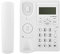 KX-T887 Schnurgebundenes Telefon, Freisprech-LCD-Display für die Wand- oder Tischmontage für das Büro zu Hause (Weiß)