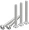 DTGN #4-40X1 Vis à Tête Cylindrique, 100 Pièces En Acier Inoxydable 304, Phillips, Filetage UNC Complet, Finition Brillante, Kit de Vis Et Boulons