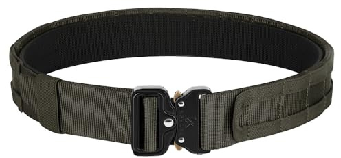 KRYDEX GEAR Taktischer Gürtel mit Schnellverschluss 1,75 Zoll Taktischer Gürtel mit 1,5 Zoll Innengürtel Schwerlast Molle Gürtels Arbeitsgürte Hochleistungsgürtel für Herren (RG, M)