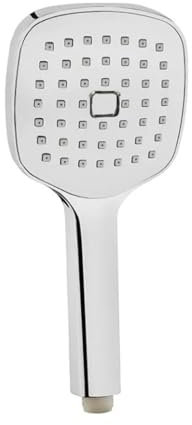 Super Mundo - Alcachofa de Ducha Alta Presión (Φ120 mm) 3 modos, Alcachofa de ducha alta presión, Cabezal de ducha de ahorro de agua (93857)