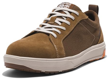 Timberland PRO Men's Berkley Oxford Composite Safety Toe Industrial Casual Work Shoe, Brown/Beige-2024 New, 10M