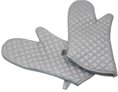 AOGATO Utensilios de Cocina Guantes De Horno para Horno para Horno Pequeño Horno De Horno De Microondas Guantes De Alta Temperatura Resistente A La Temperatura-Largo
