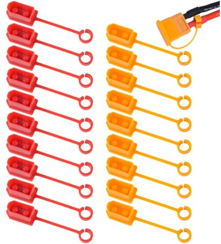 Zghhc 20pcs Xt60 Stecker Staub Schutz Abdeckung Kappen Xt60 Stecker Staub Proof Isolierte Schutzhülle Cap Fall Für Rc Lipo Batterie