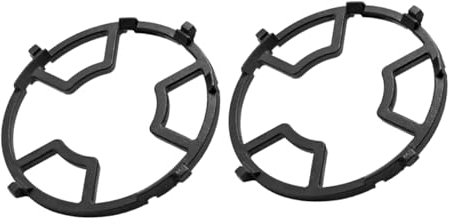Alipis 2pcs Gas Stove Bracket Gas Ring Reducer Round Trivets Wok Pan Support Wok Ring for Electric Stove Gas Burner Wok Burner Gas Stove Stand Gas Stove Holders Pan Stand Cast Iron