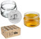 KADAX Lot de 50 petits pots à confiture, 250 ml, avec couvercles, hermétiques, pour miel et épices, idéal comme cadeau