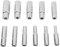 11 Pieces Extended Sockets 1 4 Inch Hex Socket Chrome Vanadium Steel 6 Point Deep Socket Set 4 14mm Construction Tools for Home Maintenance and Mechanical Repairs