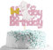 Tortendeko Katzen Geburtstag Deko, Glitzer Katze Tortendeko, Kätzchen Kuchen Deko,Katze Cupcake Toppers, Katze Happy Birthday Kuchen Topper, für Kätzchen Thema Baby Dusche Kinder Geburtstag Party (B)