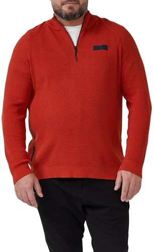 s.Oliver Pullover aus Strukturstrick mit Troyer-Kragen