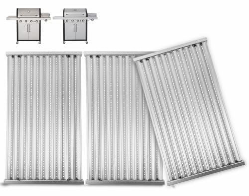WEBROIL 43,2 cm Grill-Emitterplatten für Charbroil 4-Brenner TRU Infrarot-Grill 463242715,463276016,466242716,463257520,463242716,466242715, Edelstahl-Grillrost-Teile für G55 33 bis 22 cm. 00-W1 G533