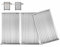 WEBROIL 43,2 cm Grill-Emitterplatten für Charbroil 4-Brenner TRU Infrarot-Grill 463242715,463276016,466242716,463257520,463242716,466242715, Edelstahl-Grillrost-Teile für G55 33 bis 22 cm. 00-W1 G533