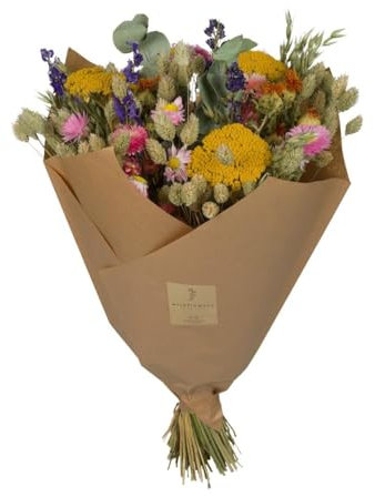 Trockenblumenstrauß - Classic Bouquet - Mehrfarbig - 50-60cm - Ø30cm - Blumen - Getrocknete Blumen