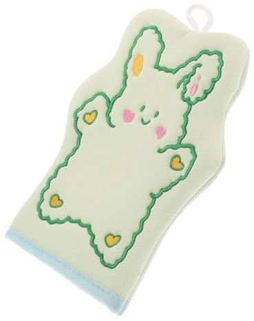 YARNOW Cartoon-Kaninchen-Badetuch Stoffaufkleber für Kleidung kawaii Bleistifthalter -Waschlappen-Handschuh Aufnäher für Kleidung Badehandschuh Waschlappen Handschuhe Viskose