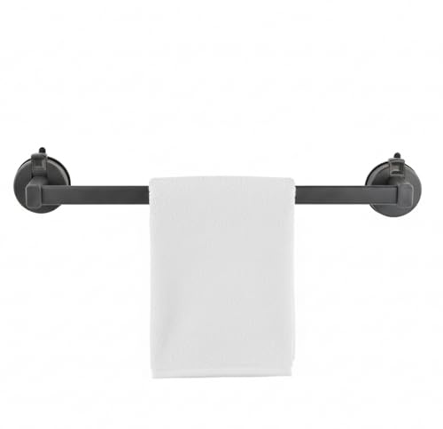 Ziyonix Porte-Serviettes à Ventouse, Porte Serviette Ventouse Mural Porte-Serviettes à Ventouse pour Salle de Bain Barre Porte Serviette Ventouse pour Salle de Bain Cuisine Maison (40 cm)