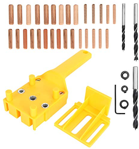 38 Teile/Satz ABS Holzbearbeitung Punch Locator Set Dübeln Tasche Loch Jig Puncher Werkzeug