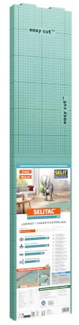 SELITAC pro 3 mm - 10,6 m² Verlegeunterlage/Trittschalldämmung | für Laminat-/Parkettböden | für Holzuntergründe | als Faltplatte | trägt zur angenehmeren Raumakustik bei
