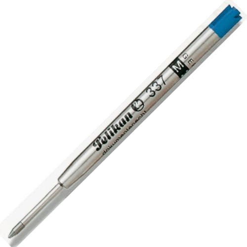 Pelikan 915439 Mine für Kugelschreiber (337), Strichstärke M, blau, 1 Stück in Faltschachtel