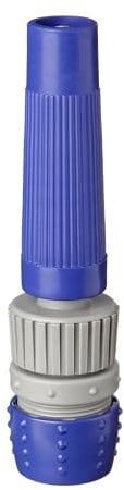 Tatay Boquilla Conectador Top Line para Manguera de 1, 2 pulgadas (12, 5 mm), 5, 8 pulgadas (15 mm) , Conector Universal, 2 Posiciones, Protección Solar, Fácil Instalación, Azul