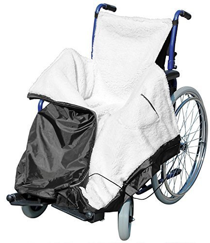 Wheelchair Cozy WRAP Waterproof Water Resistant Fleece Blanket Throw Travel CAR Lined Cosy Leg Cover